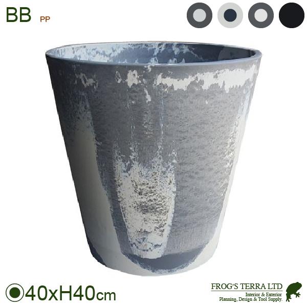 BB ラウンド 40（直径40cm×H40cm）（底穴なし/あり）（10号可）（PP製） |  | 02