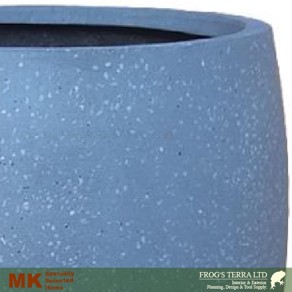 PL エッグ型 10号（直径30cm×H31cm）（底穴あり）（ポリファイバー製）（軽量）の画像