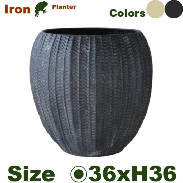 MM02 ネットラウンド M（直径36cm×H36cm）（底穴なし）鉄製 アイアン 鉢カバー 室内用 |  | 01