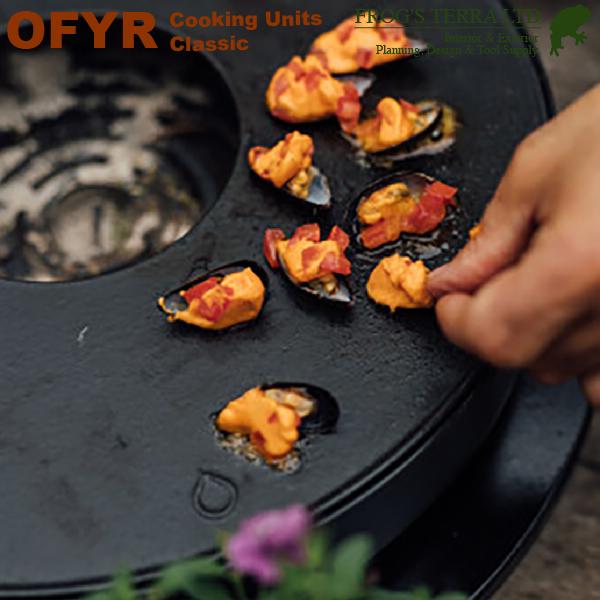 ポータブルグリル ターブロー TABL'O OFYR COOKING UNITS CLASSIC（直径40cm×H9cm）（炭 炉  七輪 BBQ キャンプ）｜frog｜04