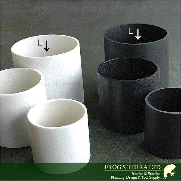 パウダーストーン・シリンダーカバー・L・P3133・４個セット（直径17cm×H17cm）（パウダーストーン）（植木鉢/鉢カバー）（底穴なし/花器） |  | 01