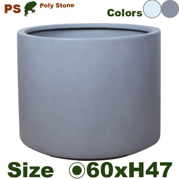 ポリストーン ローシリンダー  PS02-60 ファイバークレイ（直径60cm×H47cm）（尺鉢対応）（底穴あり）ポリストーンファイバー |  | 01