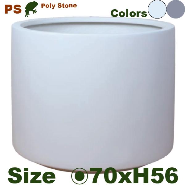 ポリストーン ローシリンダー  PS02-70 ファイバークレイ（直径70cm×H56cm）（尺鉢対応）（底穴あり）ポリストーンファイバー |  | 01