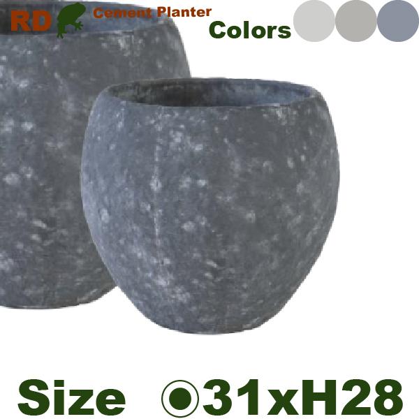 セメントファイバー ボール S  RD03-31（直径31cm×H28cm）（底穴あり）ファイバークレイの画像