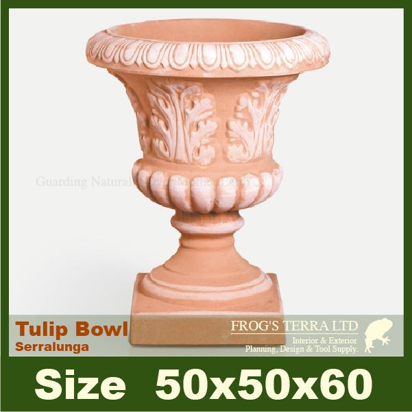 Tulip Bowl チューリップ鉢 (直径50cm×H60cm）プランター ポット 軽量