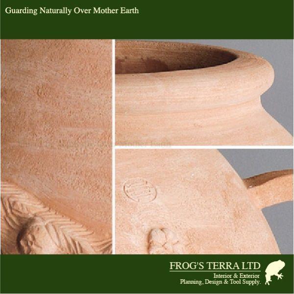 エスロッコ トスカーナ  URN  L（直径82cm×H90cm）（底穴あり）（ハンドメイド/イタリア）（テラコッタ）（寒冷地仕様/壺 |  | 02