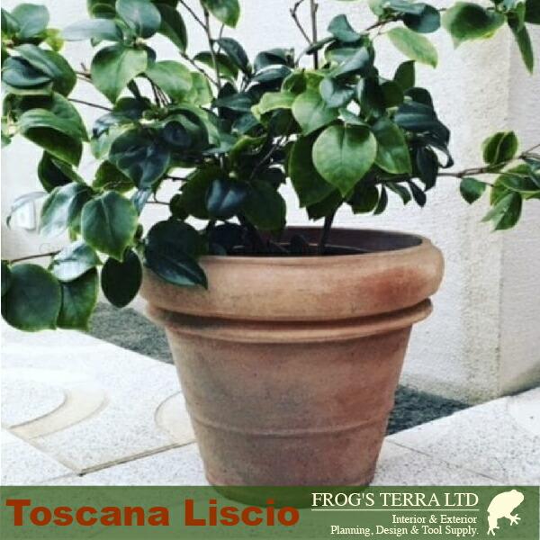 エスロッコ トスカーナ リスチオ 90（直径90cm×H73cm）（底穴あり）（ハンドメイド/イタリア）（陶器鉢/テラコッタ）（園芸/寒冷地仕様/壺 |  | 04
