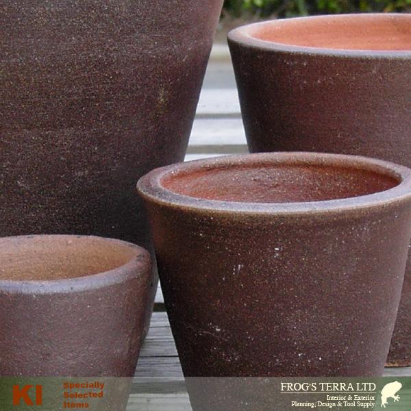 深鉢・4個セット・T-324B・XS/S/M/L（4号/5号/7号/9号）（備前/塩焼）（料亭/侘び/さび/モダン）(和風/陶器/こげ茶/アジアン） |  | 01