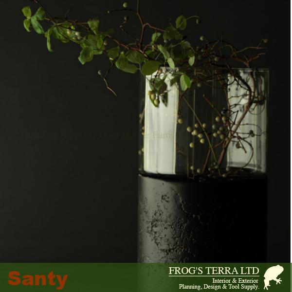 サンティ SS（直径22cmxH30cm）（底穴なし）（セメントファイバー/ガラス）（プランター/花器） |  | 04