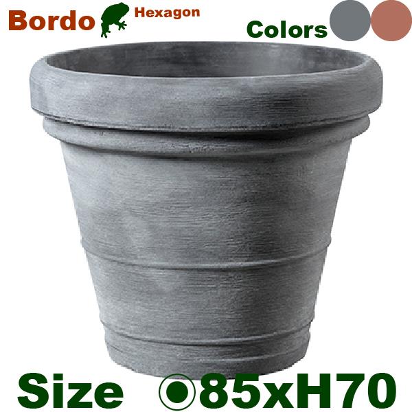 【法人宛限定商品】ボルドー TP-TM85 GR/TC 超軽量タイプ（直径85cm×H70cm）（ポリエチレン）プランター ポット 観葉鉢 園芸 商業施設 |  | 01