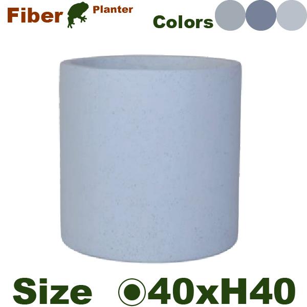 VT シリンダー L（直径40cm×H40cm）（底穴あり）セメント ファイバー プランター ポット 観葉鉢 鉢 園芸 | 