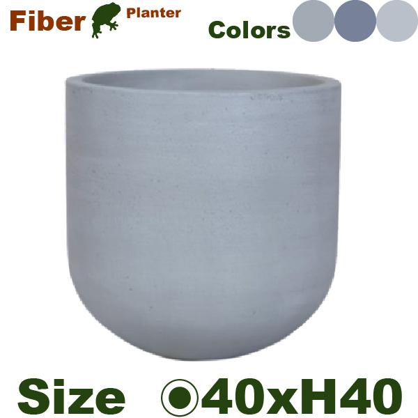 VT タブラウンド L（直径40cm×H40cm）（底穴あり）セメント ファイバー プランター ポット 観葉鉢 鉢 園芸 | 