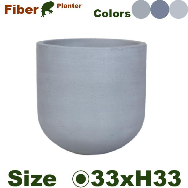 VT タブラウンド M（直径33cm×H33cm）（底穴あり）セメント ファイバー プランター ポット 観葉鉢 鉢 園芸 | 