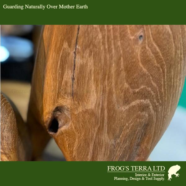 Wooden Bottle Deco W5700 チーク材 花台（直径16cm×H33cm）（花台/室内向き/スタンド）） |  | 01