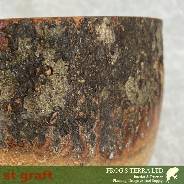 マンゴーポットL  W9703  鉢カバー 木製（直径27cm×H24cm）（底穴なし）（プランター/植木鉢/鉢/ポット） |  | 03