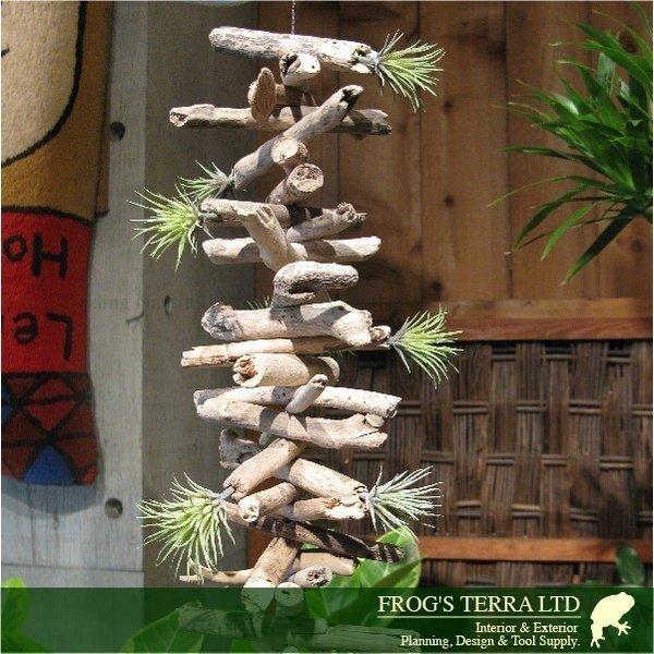 West Coast・L・流木アート（吊り飾り）（ガーデングッズ）（レアもの） |  | 01