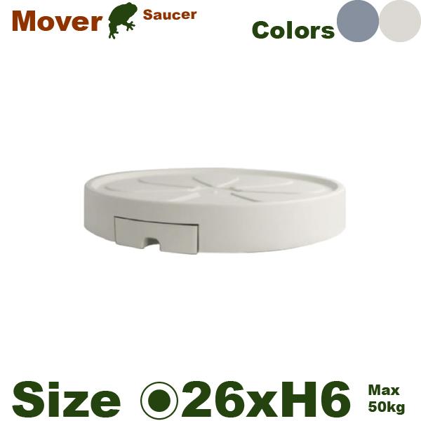 GP Mover Saucer ムーバーソーサー 26（直径26cmxH6.5cm）（耐荷重50kg）（排水受付 ポットキャリアー 鉢台車） |  | 01