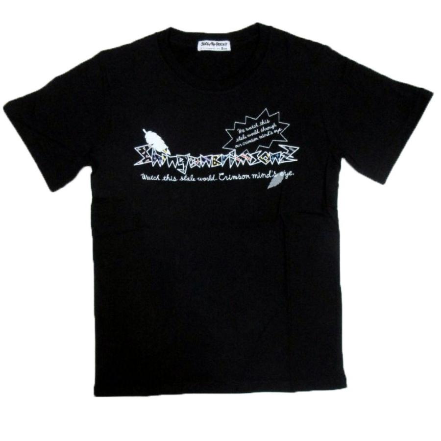 サンリオ ショウバイロック シンガンクリムゾンズ 柄 半袖 Tシャツ 
