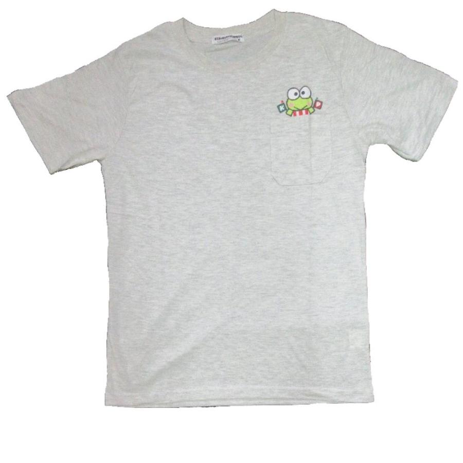 生産終了 再無 サンリオ けろけろけろっぴ 柄 胸ポケット付き