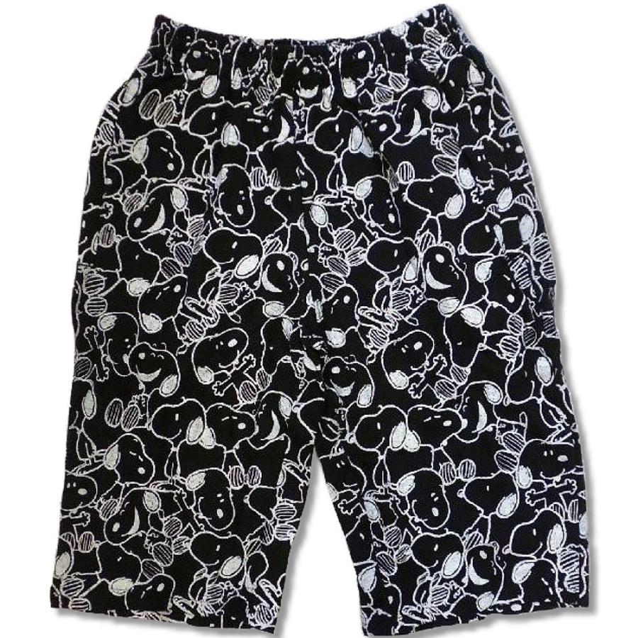 スヌーピー アメカジ メンズ スケッチ風 総柄 ハーフパンツ ミニ裏毛 ブランド bib002 |  | 01