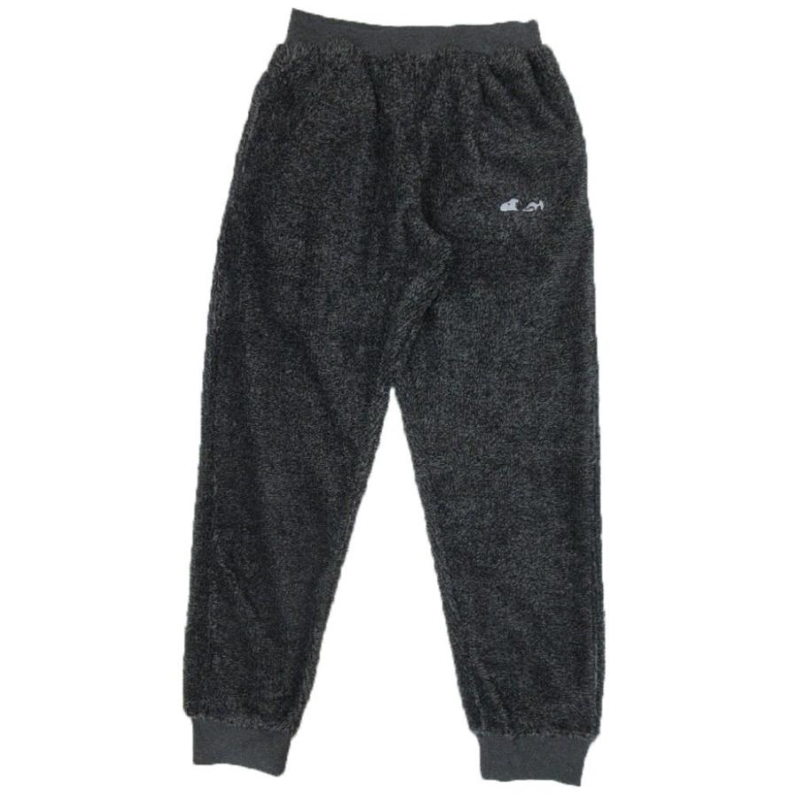 PEANUTS (ピーナッツ) スヌーピー ロング パンツ メンズ 表ボア 刺繍