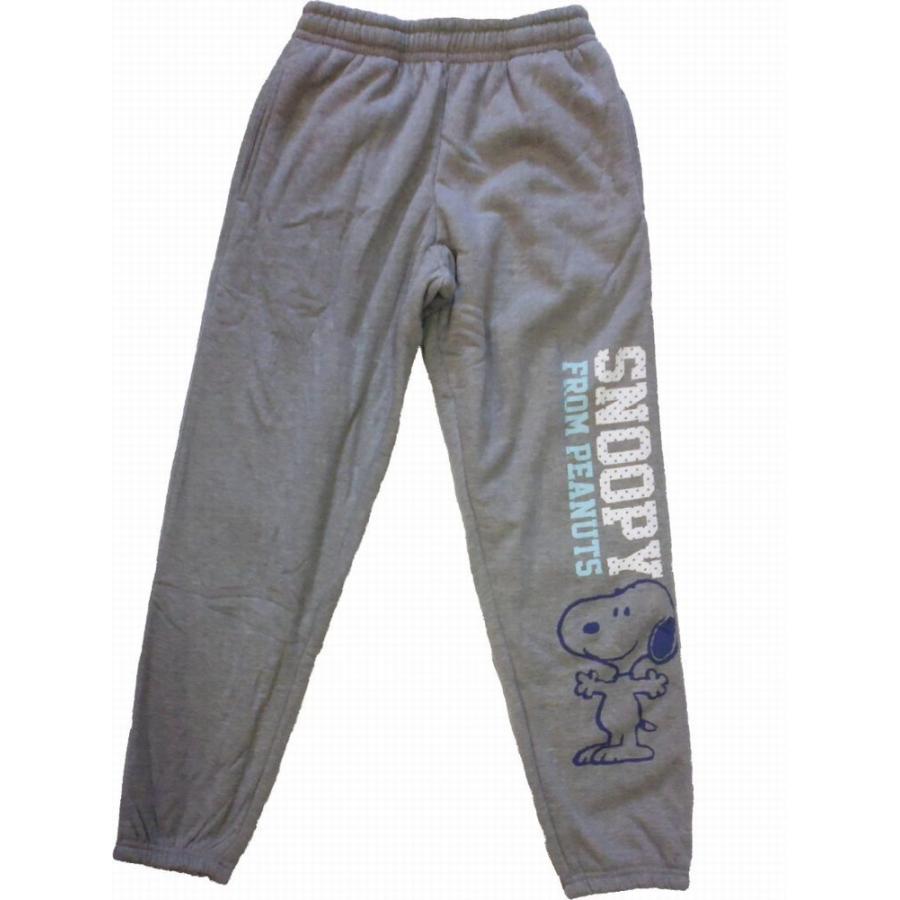 スヌーピー ルームウェア メンズ 裏ボア 英字柄 ロング テーパードパンツ ボトム / bib016 |  | 01