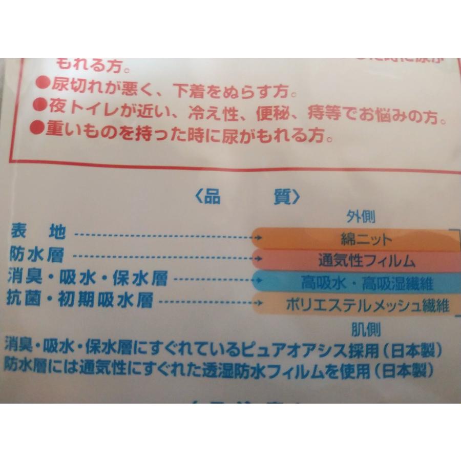 軽失禁 快適 ブリーフ パンツ 高吸水 消臭 通気性 防水 抗菌 メンズ  無地 紺色 ネイビー 灰色 グレーちょい漏れ/bic032 |  | 17