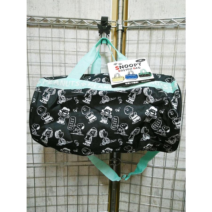 セール品 スヌーピー 筒形 ボストンバッグ 2WAY 大容量 可愛い