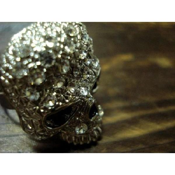 スカル バイカー リング 指輪 メンズ バイカーズ バイカーファッション