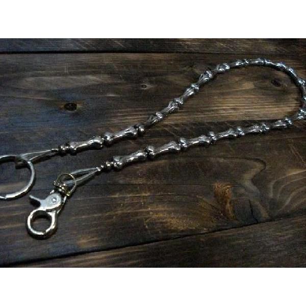 骨 ボーン バイカー ウォレットチェーン メンズ バイカーズ バイカー