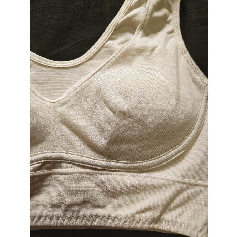 はけるブラ ブラジャー 綿混やわらか 快適ノンワイヤー 婦人