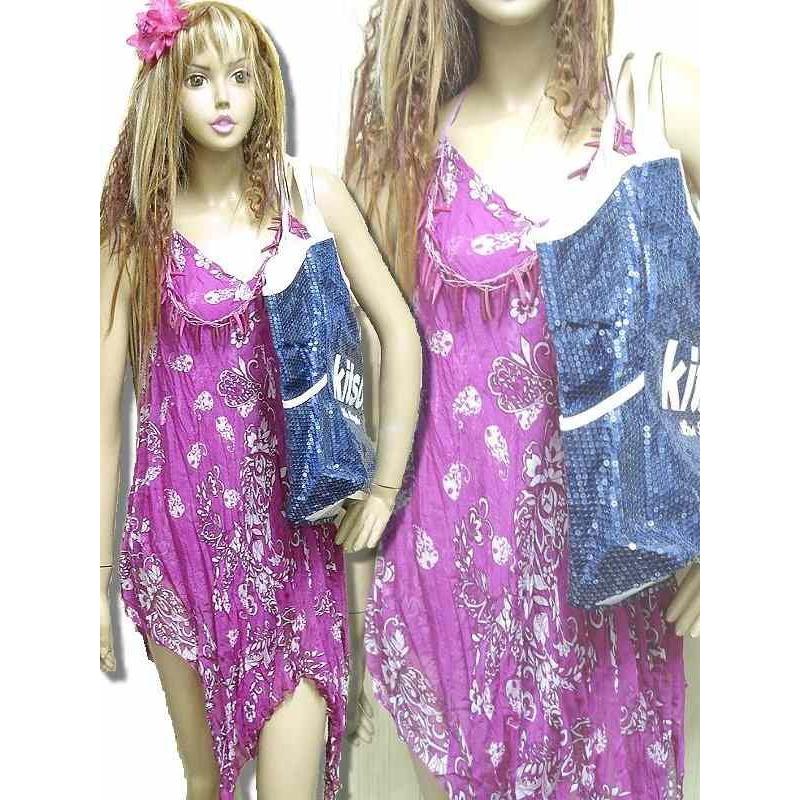 アウトレット 在庫処分セール リゾート系 インポート ペイズリー柄 アシンメトリー シフォンワンピース 絹 シルク ファッション 服 レディース Wow013 Wow013 Hello Corporation 通販 Yahoo ショッピング