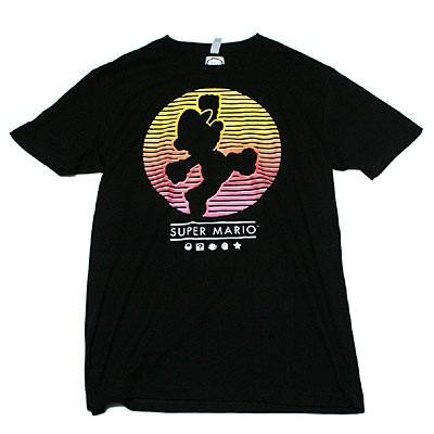 任天堂（Nintendo） スーパーマリオ ジャンピングマリオ シルエット T