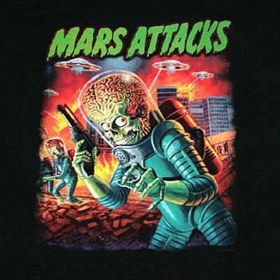 マーズ・アタック! UFO アタック Tシャツ : フロッグポート マーズ・アタック! UFO アタック Tシャツ : フロッグポート