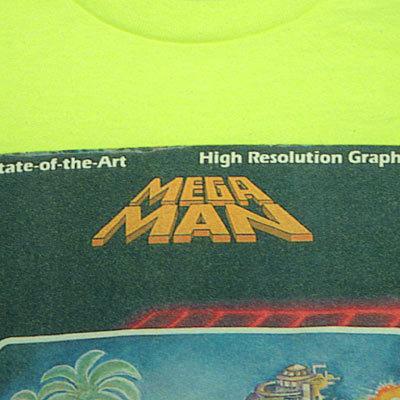 カプコン（CAPCOM） ロックマン(MEGA MAN) 北米版NES Tシャツ