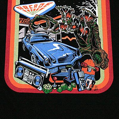 ストレンジャー・シングス レトロポスター Tシャツ : フロッグポート