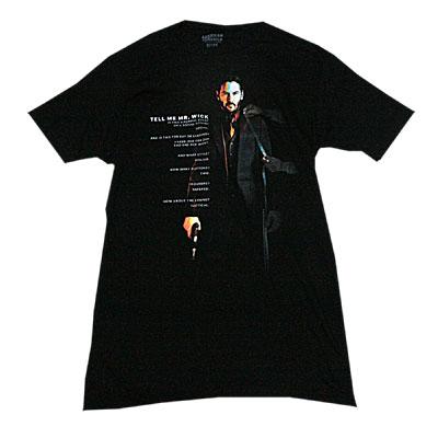ジョン・ウィック Tell Me Mr. Wick Tシャツ(Black) : フロッグポート 