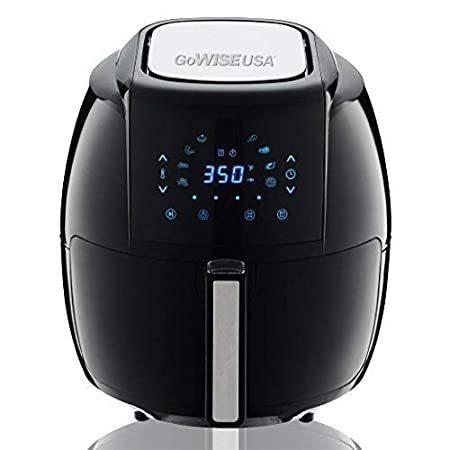 超目玉枠 Air Digital 8 In 1 5 8 Qt 1700 Watt Usa 送料無料 Gowise アメリカの人気商品を直輸入 Fryer Blac Book Recipe With キッチン家電 Smssvg Org
