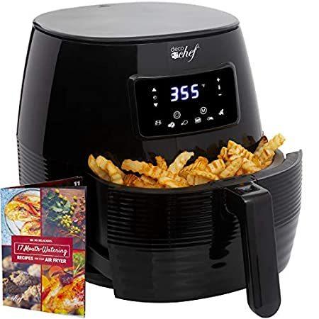贈り物 Electric Digital Cup 19 3 5 8qt Chef 送料無料 Deco アメリカの人気商品を直輸入 Air And Accessories With Fryer キッチン家電 Www Smssvg Org