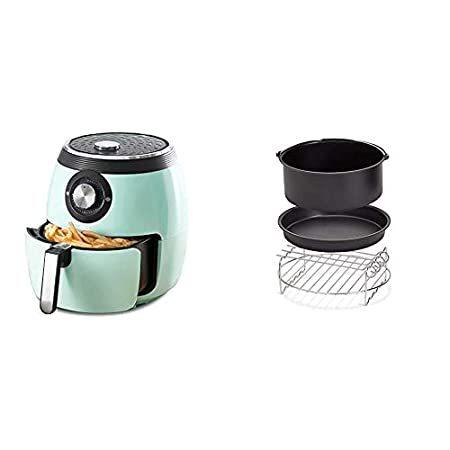 大人気新品 アメリカの人気商品を直輸入 送料無料 Dash Dfaf455gbaq01 Deluxe Electric Air Fryer Oven Cooker 6 Quart 6 Qt キッチン家電 Www Smssvg Org