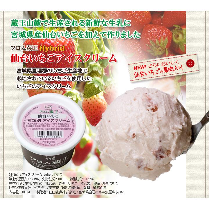 フロム蔵王 Hybrid マルチアイス12個と牛タンコロッケセット 送料無料 アイスクリーム ギフト 冷凍便 | フロム蔵王 | 03