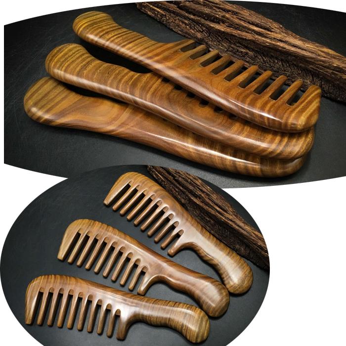 檀木製櫛　クシ　くし　櫛　（粗歯）　　つげ さらさら　コーム 静電気防止　クシ　comb4 |  | 03