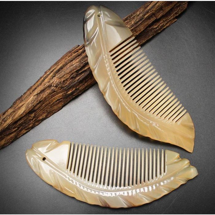 櫛 くし コーム ヤク牛角製櫛 kadokusi made26 : KOMUONネットストア