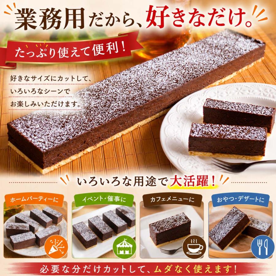 冷凍品】ガトーショコラ ビッグ 業務用 濃厚 チョコレートケーキ 大