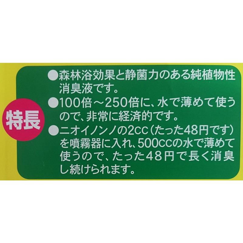 ニオイノンノ　植物性消臭液 原液　1L　フローラ　1000ml、1000cc　消臭剤　Flora_5