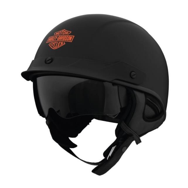ハーレーダビッドソン　Harley Davidson  ハーフ　ヘルメット  Busby Ultra-Light Sun Shield J03 Half Helmet マットブラック