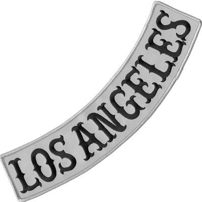 アメリカン バイカー パッチ ● LOSANGELES ロスアンジェルス　約30センチ｜fromla