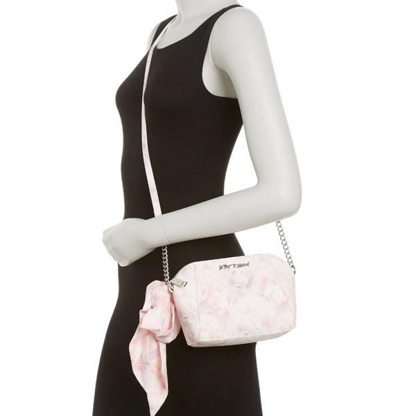 ベッツィージョンソン クロスボディバッグ Betsey Johnson Anaya Crossbody Bag (White/Pink) クロスボディバッグ (ホワイト/ピンク)｜fromla｜05