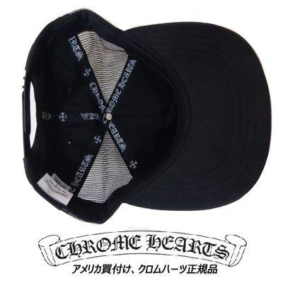クロムハーツ Chrome Hearts キャップ Trucker Cap Wxd Ch Black