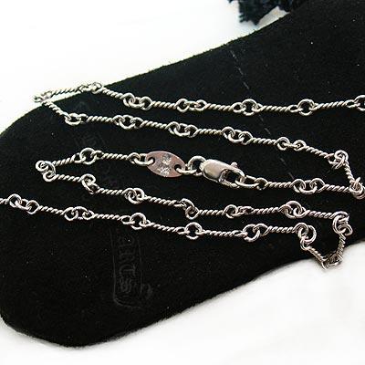 クロムハーツ Chrome Hearts ネックレス Twist Chain 18k White Gold in ツイストチェーン 18kホワイト ゴールド インチ 50cm Ch Nc 18kwhgd フロムla 通販 Yahoo ショッピング